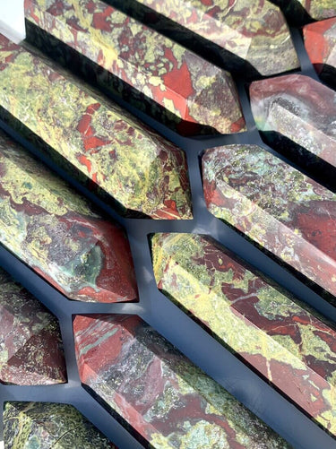 Bloodstone Tower Halo Quartz